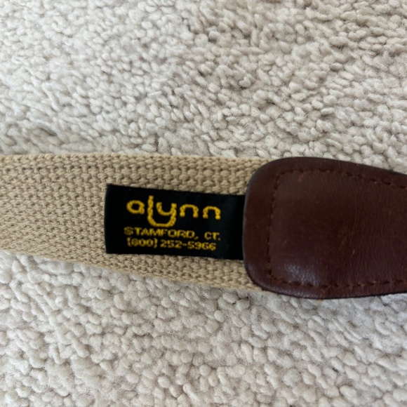 Vintage Alynn Adjustable Canvas Embroidered Golf themed Belt - Picture 6 of 11